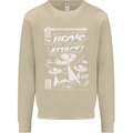 UFO's Attack! Aliens Out of Space Mens Sweatshirt Jumper Sand
