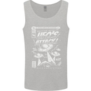 UFO's Attack! Aliens Out of Space Mens Vest Tank Top Sports Grey