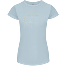 US National Parks Hiking Trekking Walking Womens Petite Cut T-Shirt Light Blue