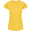 US National Parks Hiking Trekking Walking Womens Petite Cut T-Shirt Yellow