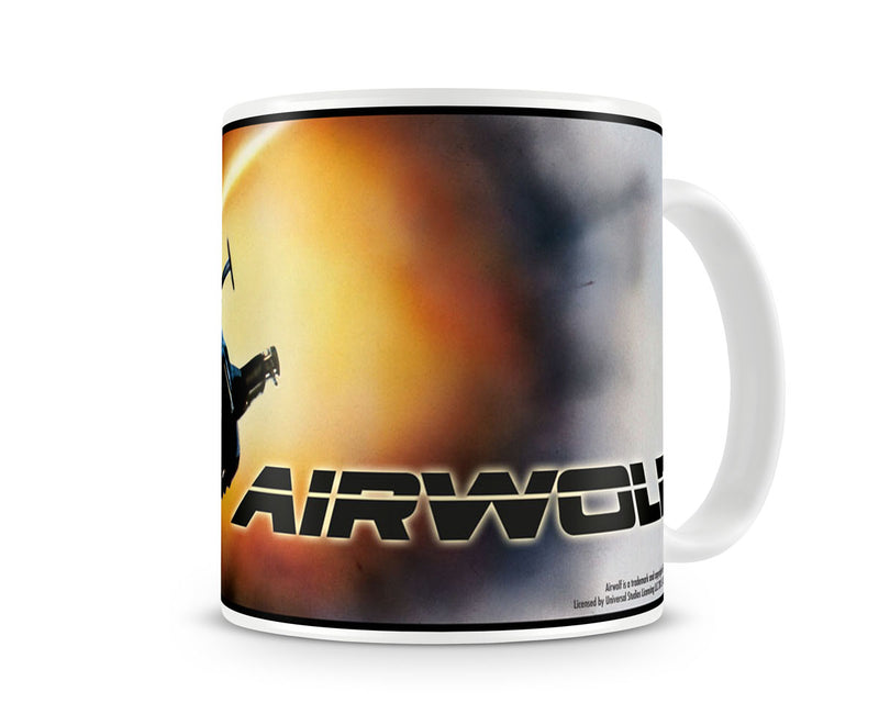 Airwolf explosion tv series coffee mug cup