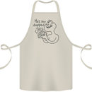 U Dropped Your Brain Sarcastic Dumb Stupid Cotton Apron 100% Organic Natural