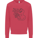 U Dropped Your Brain Sarcastic Dumb Stupid Kids Sweatshirt Jumper Heliconia