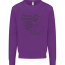 U Dropped Your Brain Sarcastic Dumb Stupid Kids Sweatshirt Jumper Purple