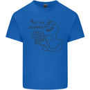 U Dropped Your Brain Sarcastic Dumb Stupid Kids T-Shirt Childrens Royal Blue