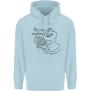 U Dropped Your Brain Sarcastic Dumb Stupid Mens 80% Cotton Hoodie Light Blue