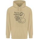 U Dropped Your Brain Sarcastic Dumb Stupid Mens 80% Cotton Hoodie Sand