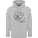 U Dropped Your Brain Sarcastic Dumb Stupid Mens 80% Cotton Hoodie Sports Grey