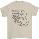 U Dropped Your Brain Sarcastic Dumb Stupid Mens T-Shirt 100% Cotton Sand