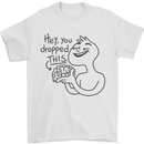 U Dropped Your Brain Sarcastic Dumb Stupid Mens T-Shirt 100% Cotton White