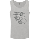 U Dropped Your Brain Sarcastic Dumb Stupid Mens Vest Tank Top Sports Grey