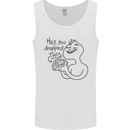 U Dropped Your Brain Sarcastic Dumb Stupid Mens Vest Tank Top White
