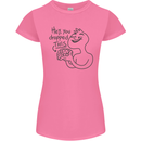 U Dropped Your Brain Sarcastic Dumb Stupid Womens Petite Cut T-Shirt Azalea