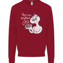 U Dropped Your Brain Sarcastic Stupid Dumb Kids Sweatshirt Jumper Red
