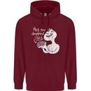 U Dropped Your Brain Sarcastic Stupid Dumb Mens 80% Cotton Hoodie Maroon