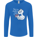 U Dropped Your Brain Sarcastic Stupid Dumb Mens Long Sleeve T-Shirt Royal Blue