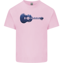 Ukulele Forest Guitar Music Guitarist Mens Cotton T-Shirt Tee Top Light Pink