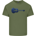 Ukulele Forest Guitar Music Guitarist Mens Cotton T-Shirt Tee Top Military Green