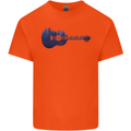 Ukulele Forest Guitar Music Guitarist Mens Cotton T-Shirt Tee Top Orange