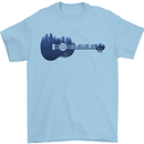 Ukulele Forest Guitar Music Guitarist Mens T-Shirt 100% Cotton Light Blue