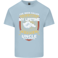 Uncle Is My Favourite Funny Fathers Day Mens Cotton T-Shirt Tee Top Light Blue