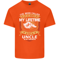Uncle Is My Favourite Funny Fathers Day Mens Cotton T-Shirt Tee Top Orange