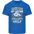 Uncle Is My Favourite Funny Fathers Day Mens Cotton T-Shirt Tee Top Royal Blue