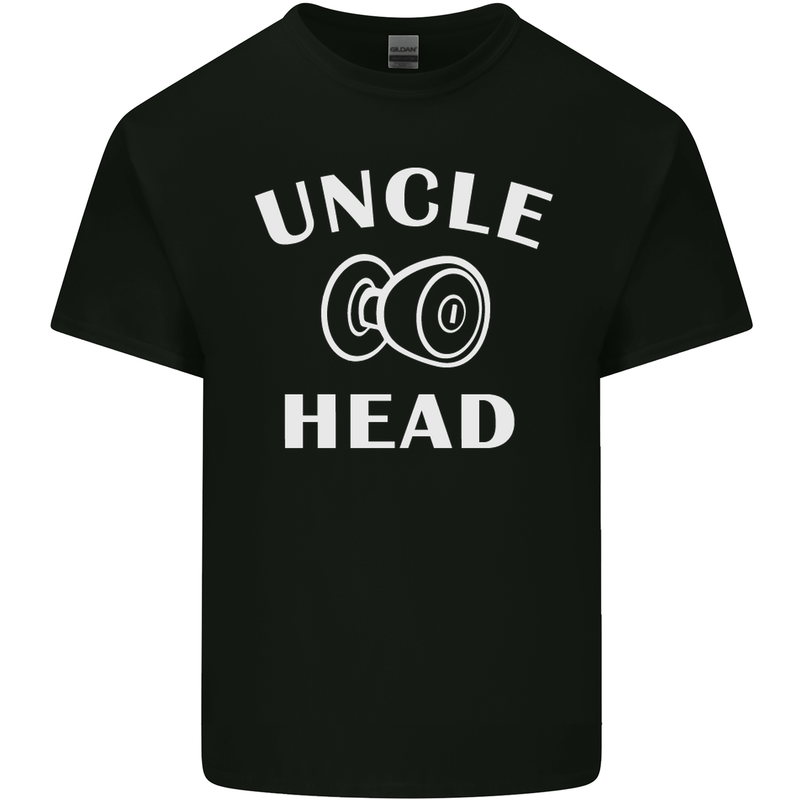Uncle Knobhead Funny Uncle's Day Nephew Mens Cotton T-Shirt Tee Top Black