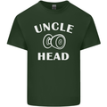Uncle Knobhead Funny Uncle's Day Nephew Mens Cotton T-Shirt Tee Top Forest Green