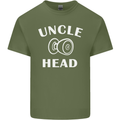 Uncle Knobhead Funny Uncle's Day Nephew Mens Cotton T-Shirt Tee Top Military Green
