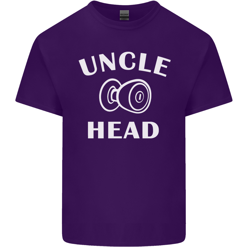 Uncle Knobhead Funny Uncle's Day Nephew Mens Cotton T-Shirt Tee Top Purple