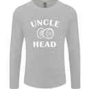 Uncle Knobhead Funny Uncle's Day Nephew Mens Long Sleeve T-Shirt Sports Grey