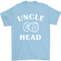 Uncle Knobhead Funny Uncle's Day Nephew Mens T-Shirt Cotton Gildan Light Blue