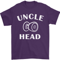 Uncle Knobhead Funny Uncle's Day Nephew Mens T-Shirt Cotton Gildan Purple