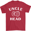 Uncle Knobhead Funny Uncle's Day Nephew Mens T-Shirt Cotton Gildan Red