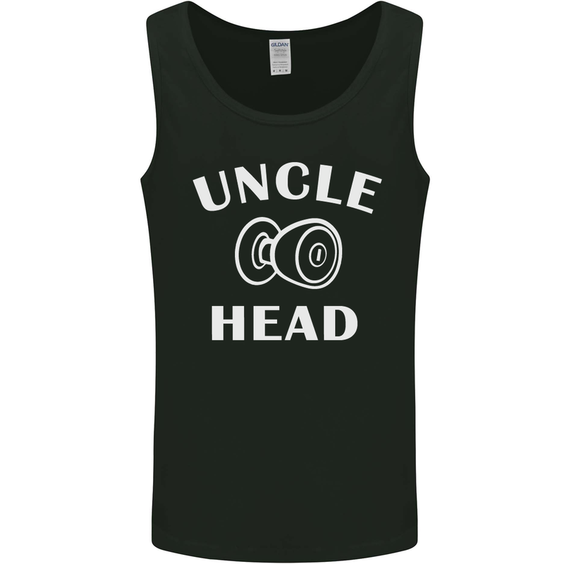 Uncle Knobhead Funny Uncle's Day Nephew Mens Vest Tank Top Black