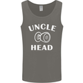 Uncle Knobhead Funny Uncle's Day Nephew Mens Vest Tank Top Charcoal