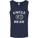 Uncle Knobhead Funny Uncle's Day Nephew Mens Vest Tank Top Navy Blue