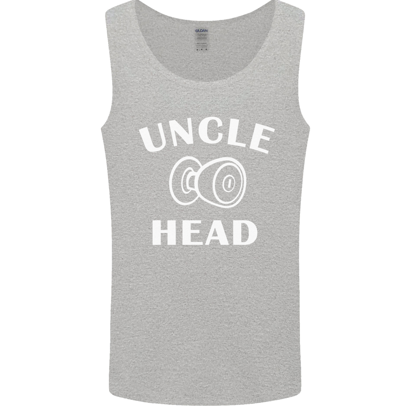 Uncle Knobhead Funny Uncle's Day Nephew Mens Vest Tank Top Sports Grey