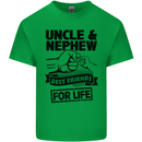 Uncle & Nephew Best Friends Uncle's Day Kids T-Shirt Childrens Irish Green