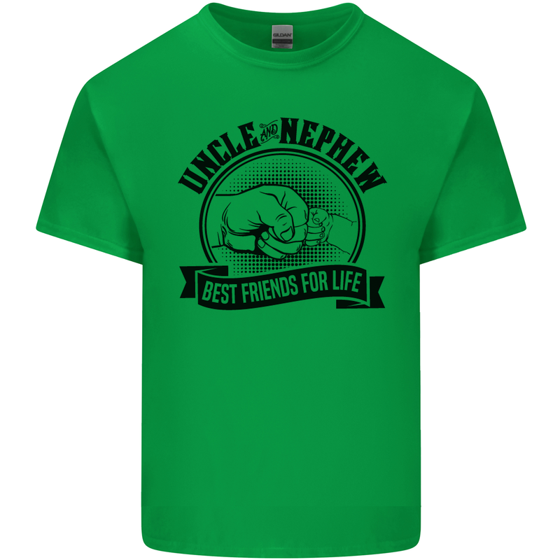 Uncle & Nephew Best Friends Uncle's Day Kids T-Shirt Childrens Irish Green