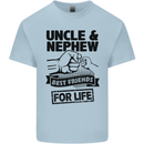 Uncle & Nephew Best Friends Uncle's Day Kids T-Shirt Childrens Light Blue