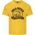 Uncle & Nephew Best Friends Uncle's Day Kids T-Shirt Childrens Yellow