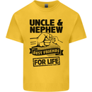 Uncle & Nephew Best Friends Uncle's Day Kids T-Shirt Childrens Yellow