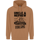 Uncle & Nephew Best Friends Uncle's Day Mens 80% Cotton Hoodie Caramel Latte