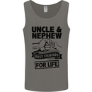 Uncle & Nephew Best Friends Uncle's Day Mens Vest Tank Top Charcoal