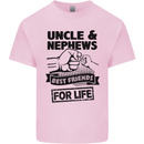 Uncle & Nephews Best Friends Day Funny Kids T-Shirt Childrens Light Pink