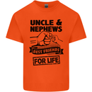 Uncle & Nephews Best Friends Day Funny Kids T-Shirt Childrens Orange