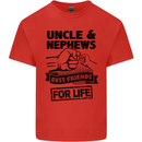 Uncle & Nephews Best Friends Day Funny Kids T-Shirt Childrens Red