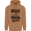Uncle & Nephews Best Friends Day Funny Mens 80% Cotton Hoodie Caramel Latte